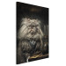 Canvas Art Print AI Persian Cat - Portrait of a Fantasy Animal in the Guise of a Professor - Vertical 150101 additionalThumb 2