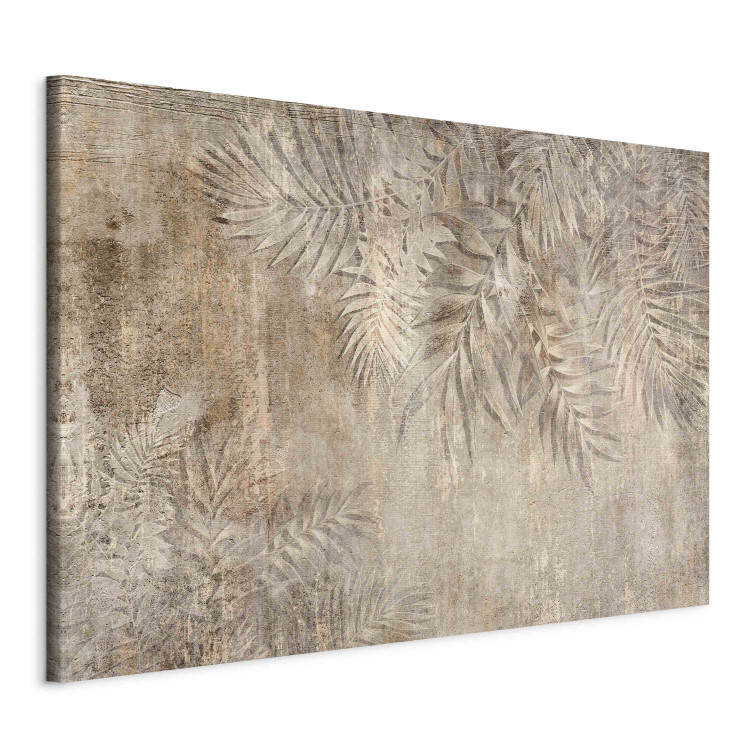 Canvas Sketch of Palm Leaves - Beige Composition With a Plant Motif 151201 additionalImage 2