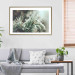 Wall Poster Winter Charm - A Photograph of a Coniferous Twig Covered in Frost 151701 additionalThumb 7