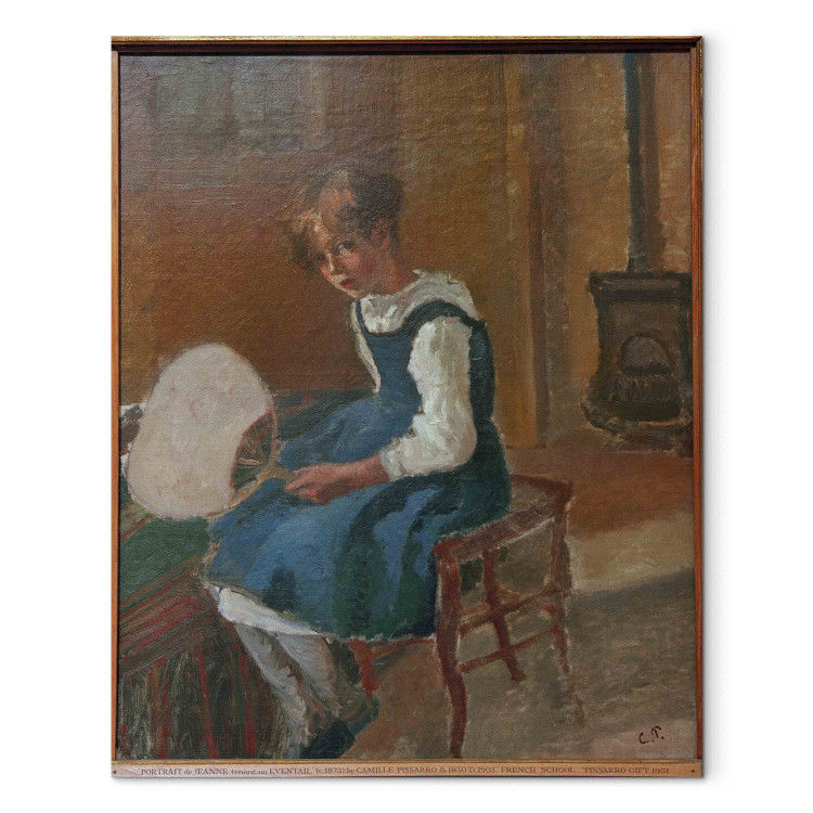Reproduction Painting Portrait of Jeanne with fan 159201
