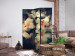 Room Separator Luminous Bouquet - Bright Flowers on a Dark Background [Room Dividers] 159801 additionalThumb 2