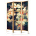Room Separator Luminous Bouquet - Bright Flowers on a Dark Background [Room Dividers] 159801 additionalThumb 5