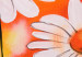 Canvas Daisies (3-piece) - Flower composition on a summer-coloured background 48601 additionalThumb 3