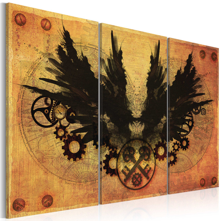 Canvas Art Print Mechanical wings 55701 additionalImage 2