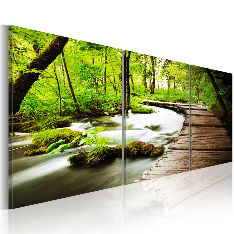 Canvas Print Forest Brook 58501 additionalImage 2