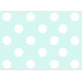 Photo Wallpaper Tiny White Polka Dots - White Dots on Turquoise Background for Children's Room 64801 additionalThumb 4