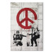 Canvas Print  Soldiers Painting Peace by Banksy 68001