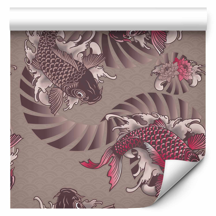 Modern Wallpaper Red fish 89101 additionalImage 1