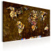 Canvas Print Map: Gustav Klimt inspiration  92601 additionalThumb 2