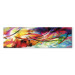 Canvas Tangle of Colors (1-piece) - Colorful Composition with Abstraction 106211