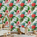 Wallpaper Tropical Flowers (Red) 108511