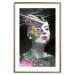 Wall Poster Colorful Portrait - colorful abstract composition with a woman's face 117211 additionalThumb 14