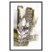 Wall Poster Diamond - silver crystal and geometric golden abstract in the background 118311 additionalThumb 17