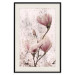 Poster Mature Magnolia - vintage composition with flowers on a pastel background 118611 additionalThumb 18