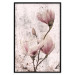 Poster Mature Magnolia - vintage composition with flowers on a pastel background 118611 additionalThumb 18