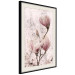 Poster Mature Magnolia - vintage composition with flowers on a pastel background 118611 additionalThumb 3