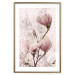 Poster Mature Magnolia - vintage composition with flowers on a pastel background 118611 additionalThumb 16