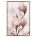 Poster Mature Magnolia - vintage composition with flowers on a pastel background 118611 additionalThumb 20