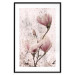 Poster Mature Magnolia - vintage composition with flowers on a pastel background 118611 additionalThumb 15