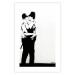 Poster Cops' Kiss - graffiti with two men in Banksy style 119211 additionalThumb 15