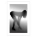 Poster Sensual Mist - black and white composition with a leaning woman 121911 additionalThumb 19