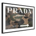 Wall Poster Camo Prada - white English brand name and numbers on military texture 122311 additionalThumb 11