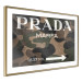 Wall Poster Camo Prada - white English brand name and numbers on military texture 122311 additionalThumb 6