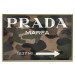 Wall Poster Camo Prada - white English brand name and numbers on military texture 122311 additionalThumb 16