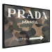 Wall Poster Camo Prada - white English brand name and numbers on military texture 122311 additionalThumb 10