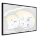 Poster Sleeping Kitty - abstract white upside-down lying animal 122911 additionalThumb 12