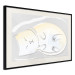 Poster Sleeping Kitty - abstract white upside-down lying animal 122911 additionalThumb 3