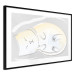 Poster Sleeping Kitty - abstract white upside-down lying animal 122911 additionalThumb 11
