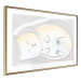 Poster Sleeping Kitty - abstract white upside-down lying animal 122911 additionalThumb 6