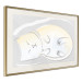 Poster Sleeping Kitty - abstract white upside-down lying animal 122911 additionalThumb 2