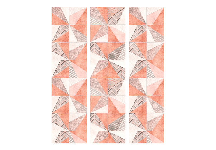 Room Separator Spring Geometry - triangular geometric figures in various colors 123011 additionalImage 3