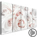 Canvas Pearl rose bouquet - composition of rose buds in white and pink colour 123211 additionalThumb 6