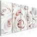 Canvas Pearl rose bouquet - composition of rose buds in white and pink colour 123211 additionalThumb 2