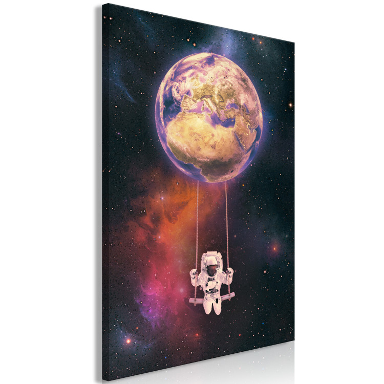 Canvas Art Print Space Swing (1 Part) Vertical 123511 additionalImage 2