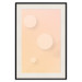 Poster Three Circles - geometric figures shaped as circles on pastel background 123811 additionalThumb 18