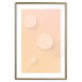 Poster Three Circles - geometric figures shaped as circles on pastel background 123811 additionalThumb 16
