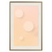 Poster Three Circles - geometric figures shaped as circles on pastel background 123811 additionalThumb 19
