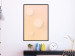 Poster Three Circles - geometric figures shaped as circles on pastel background 123811 additionalThumb 3