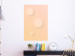 Poster Three Circles - geometric figures shaped as circles on pastel background 123811 additionalThumb 23