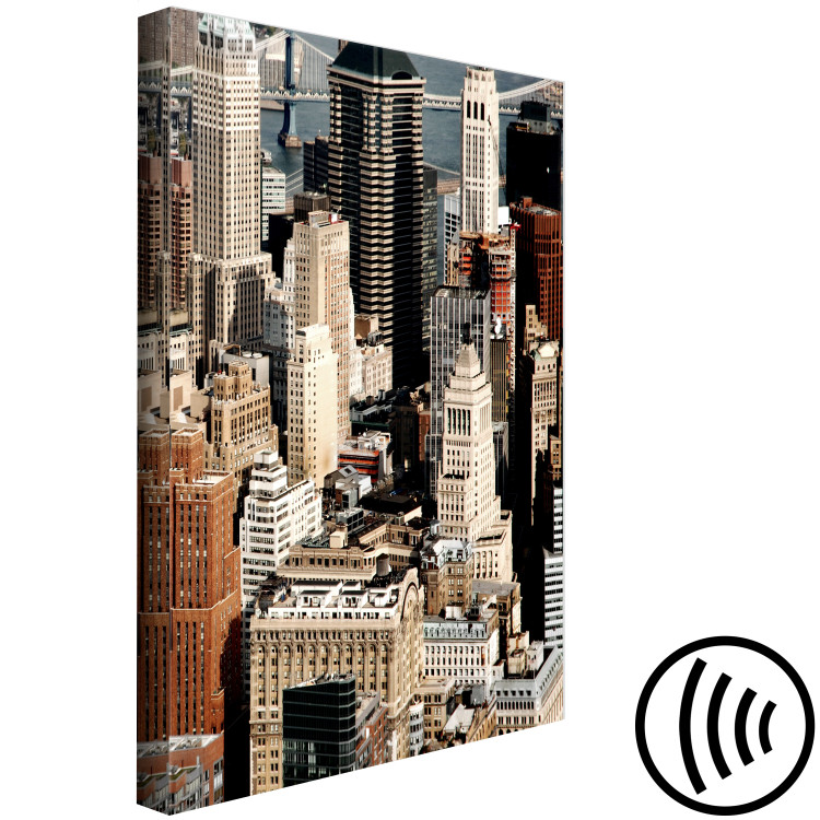 Canvas Print New York City skyscrapers - a bird's eye view photo of the skyscrapers 123911 additionalImage 6