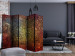 Room Separator Red Gold II (5-piece) - abstraction in warm tones 124111 additionalThumb 4