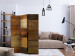 Room Separator Wooden Textures (3-piece) - composition in warm colors 124311 additionalThumb 4