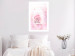 Wall Poster World of Roses - natural pink flower with English text 126211 additionalThumb 12