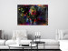 Canvas Art Print Colorful Africa (1-part) wide - abstract colorful lion 128411 additionalThumb 3