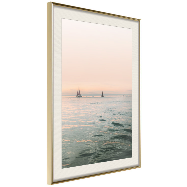 Wall Poster Southern Breeze - seascape with sailboats against sunset backdrop 129611 additionalImage 12