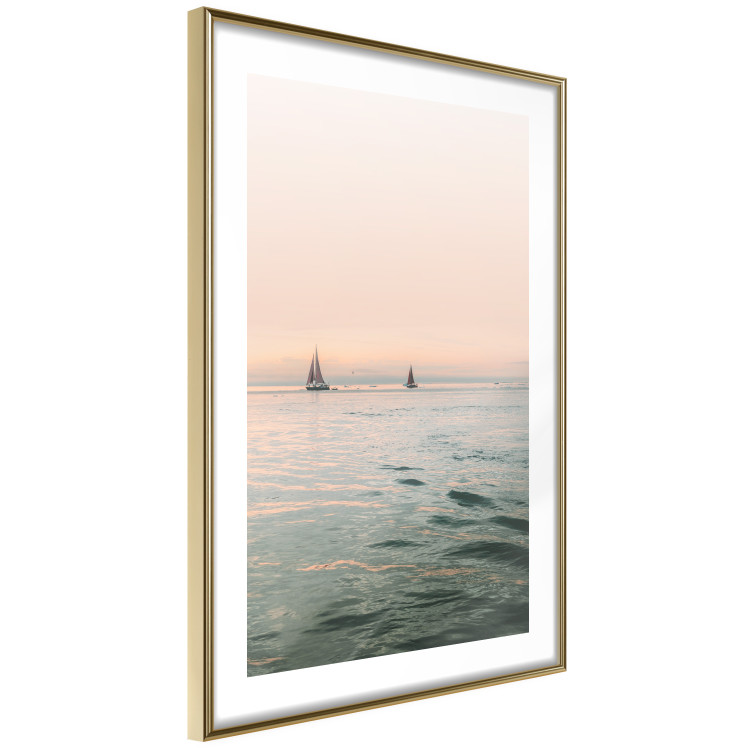 Wall Poster Southern Breeze - seascape with sailboats against sunset backdrop 129611 additionalImage 5